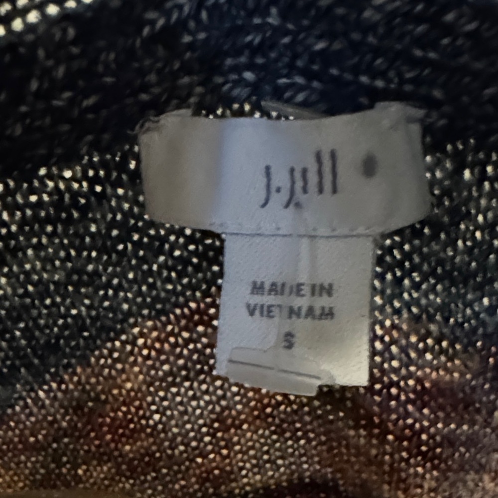 J. Jill Multicolor Long Sleeve Knit Open Front Cardigan - Picture 12 of 14